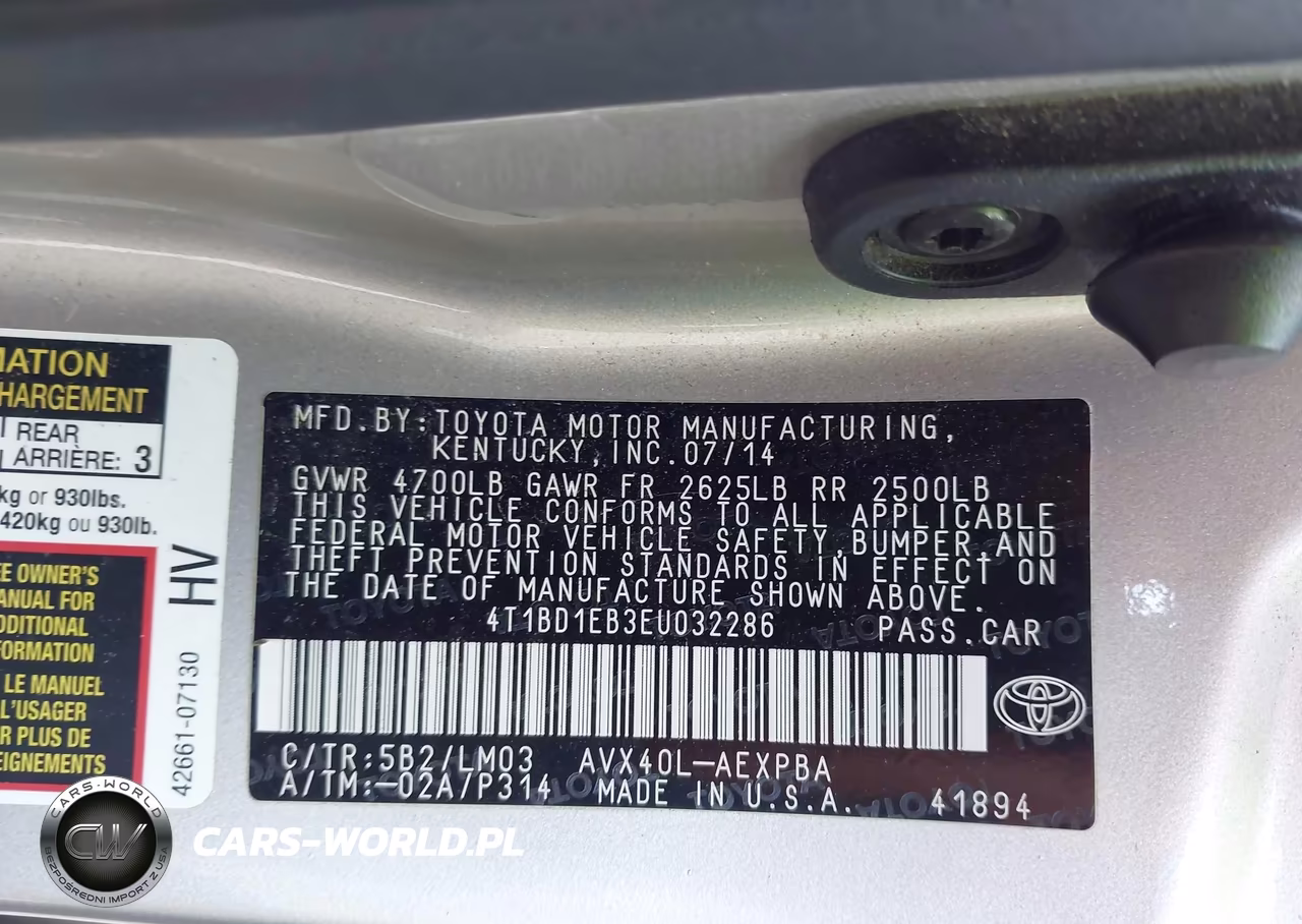 2014 Toyota Avalon Hybrid Limited VIN:4T1BD1EB3EU032286 - 9