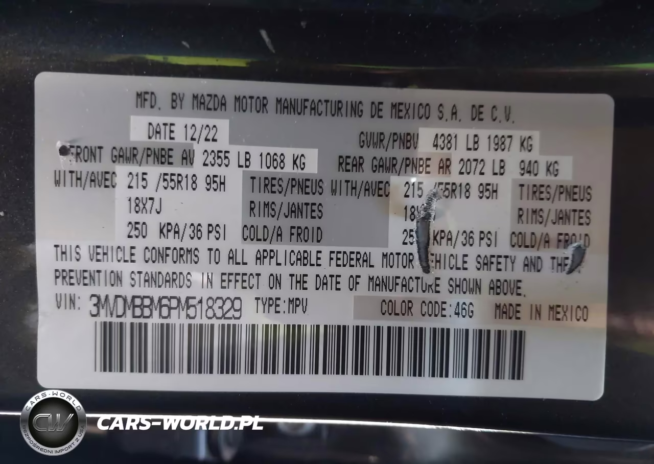 2023 Mazda Cx-30 2.5 S Select VIN:3MVDMBBM6PM518329 - 9