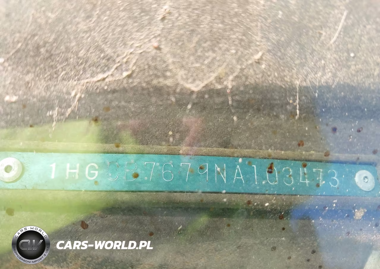 1992 Honda Accord Ex VIN:1HGCB7679NA103473 - 9