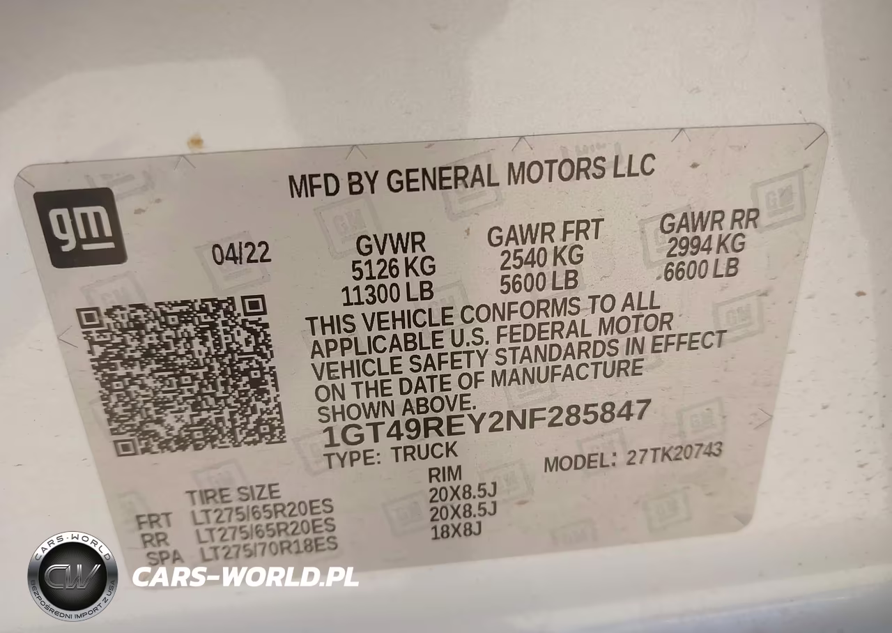 2022 GMC Sierra 2500Hd 4Wd Standard Bed Denali VIN:1GT49REY2NF285847 - 8