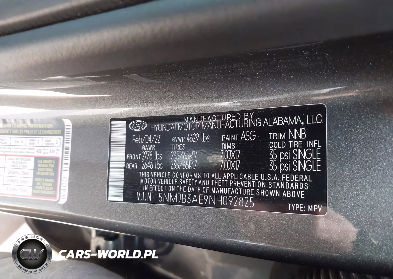 2022 Hyundai Tucson Sel VIN:5NMJB3AE9NH092825 - 9