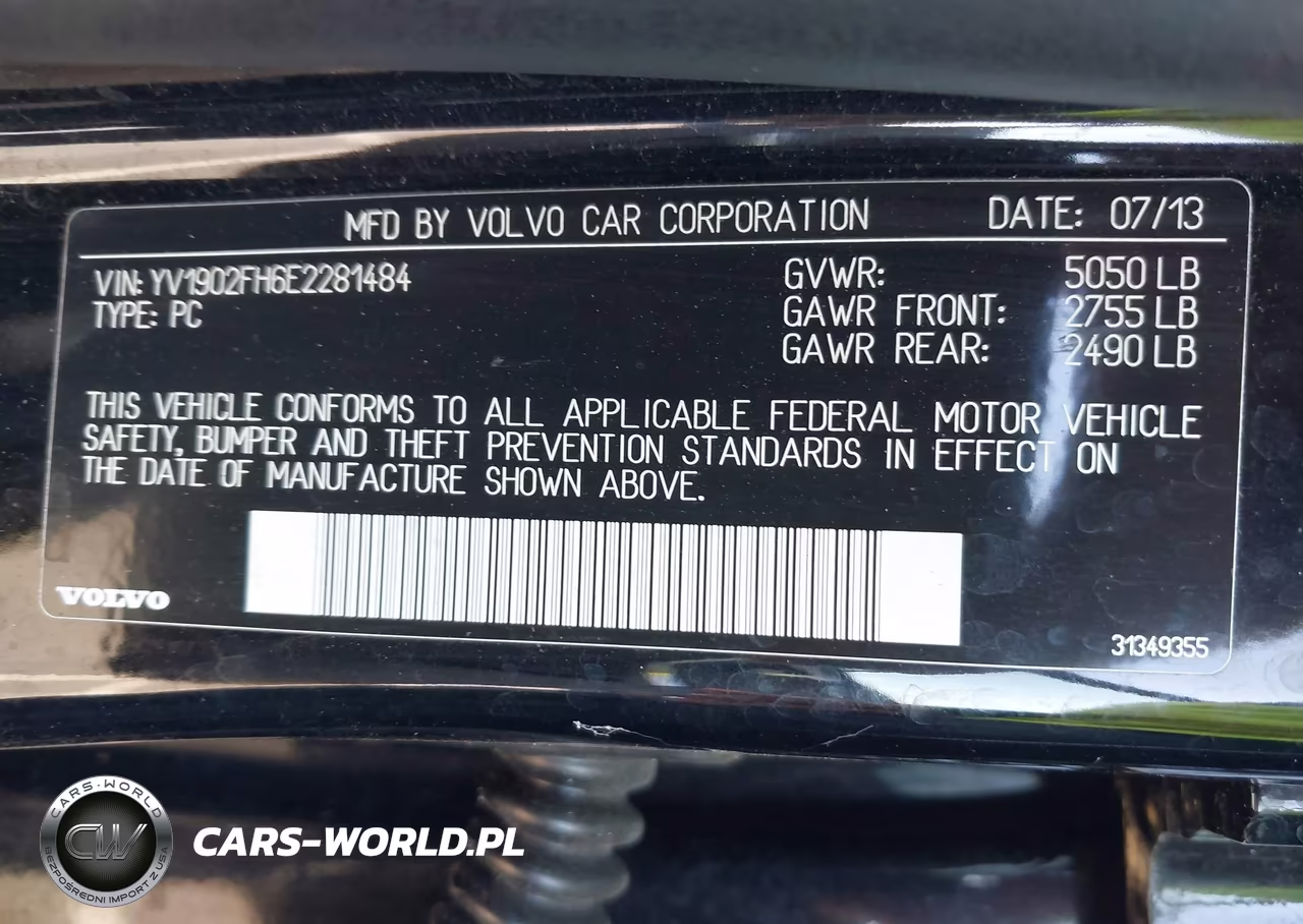2014 Volvo S60 T6 VIN:YV1902FH6E2281484 - 9
