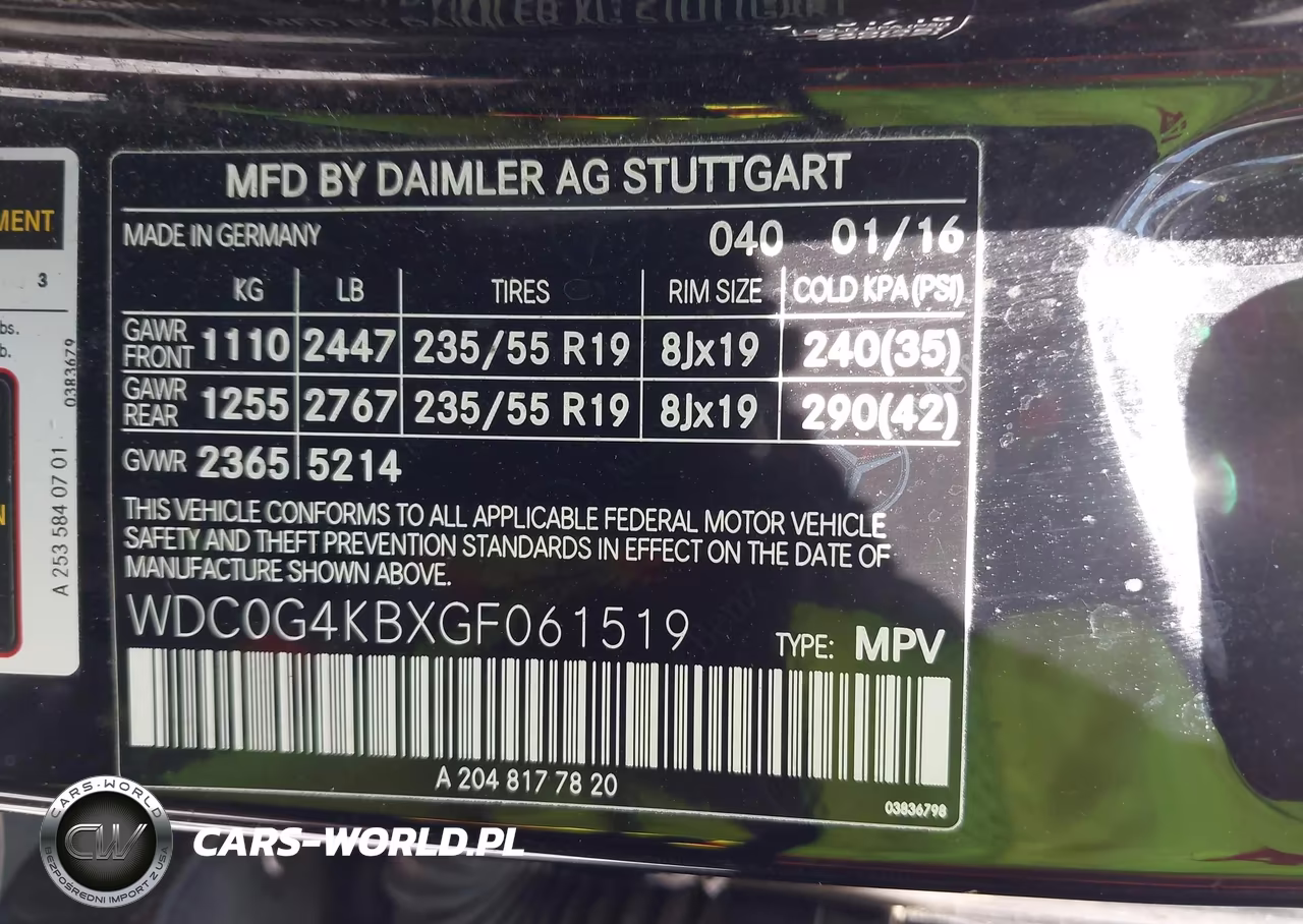 2016 Mercedes-Benz Glc 300 4Matic VIN:WDC0G4KBXGF061519 - 9