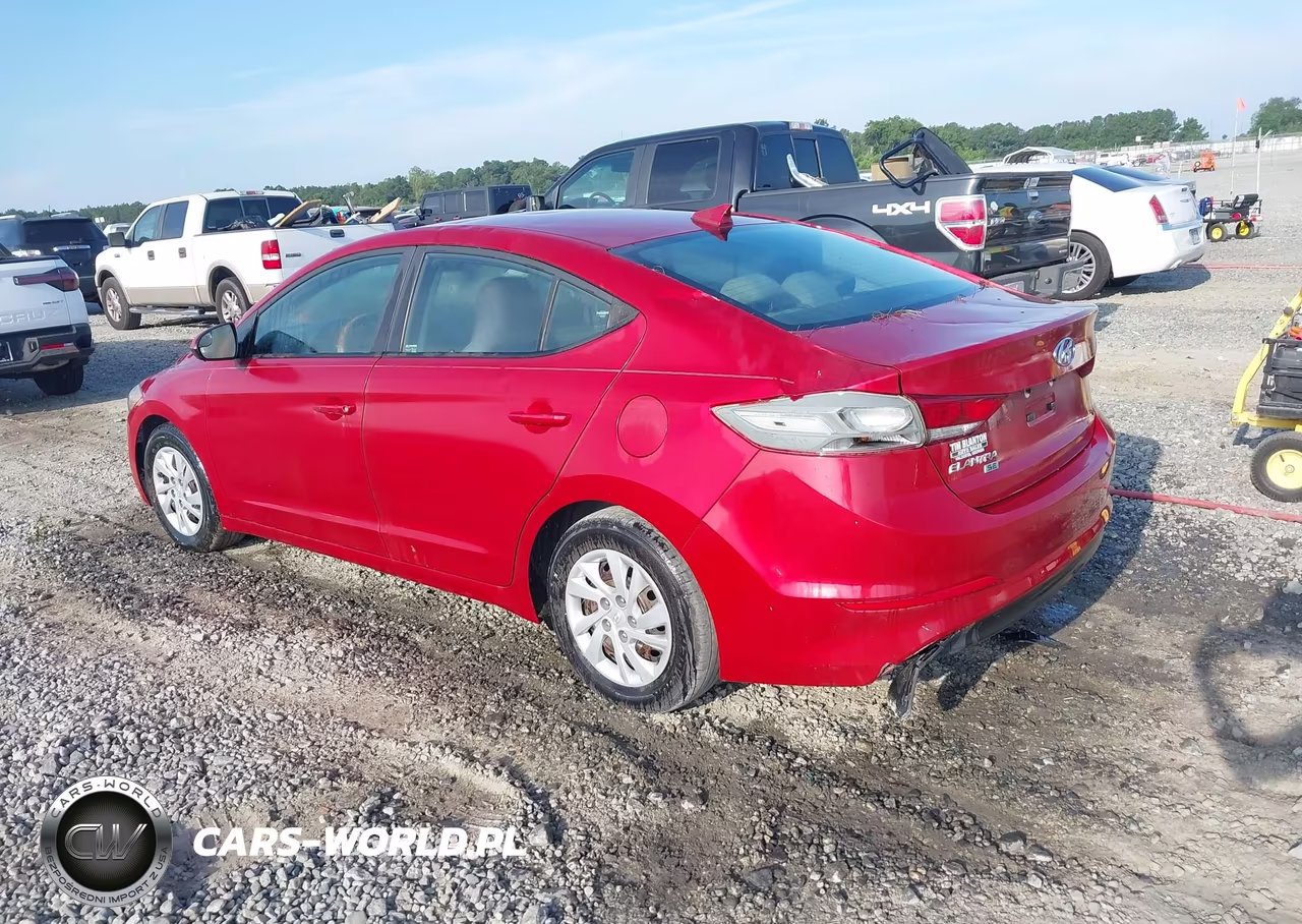 2017 Hyundai Elantra Se VIN:5NPD74LF4HH121195 - 3