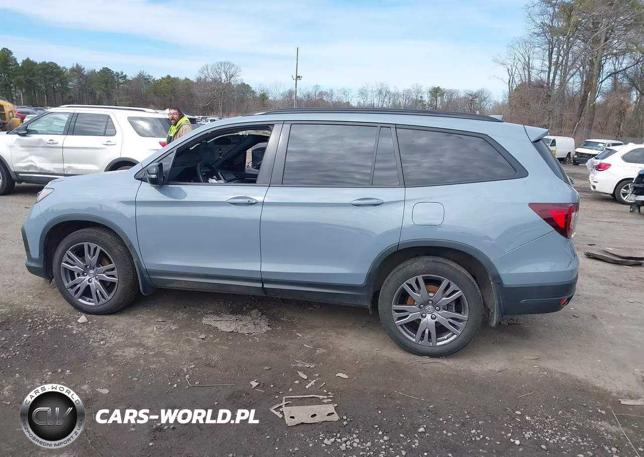 2022 Honda Pilot Awd Sport VIN:5FNYF6H3XNB090348 - 14