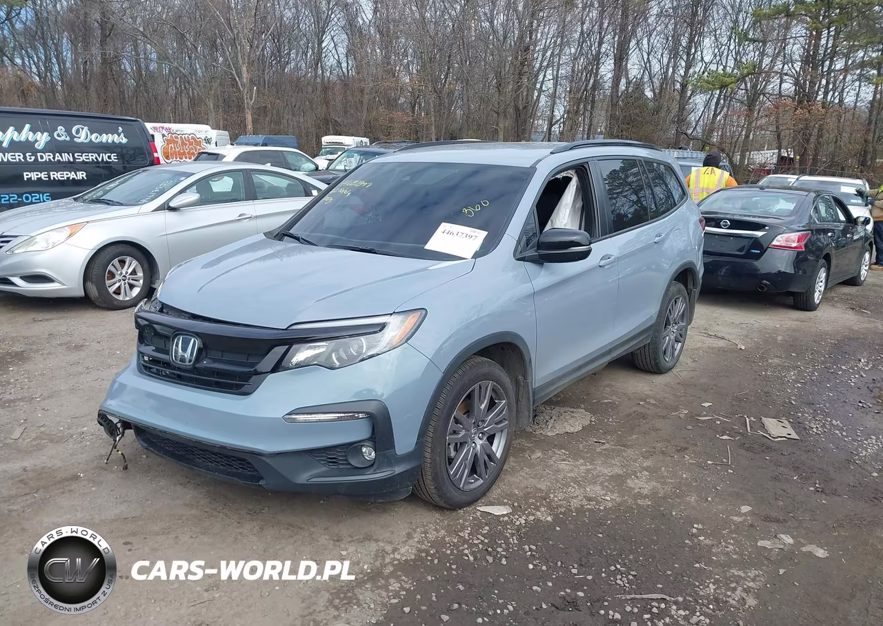 2022 Honda Pilot Awd Sport VIN:5FNYF6H3XNB090348 - 2
