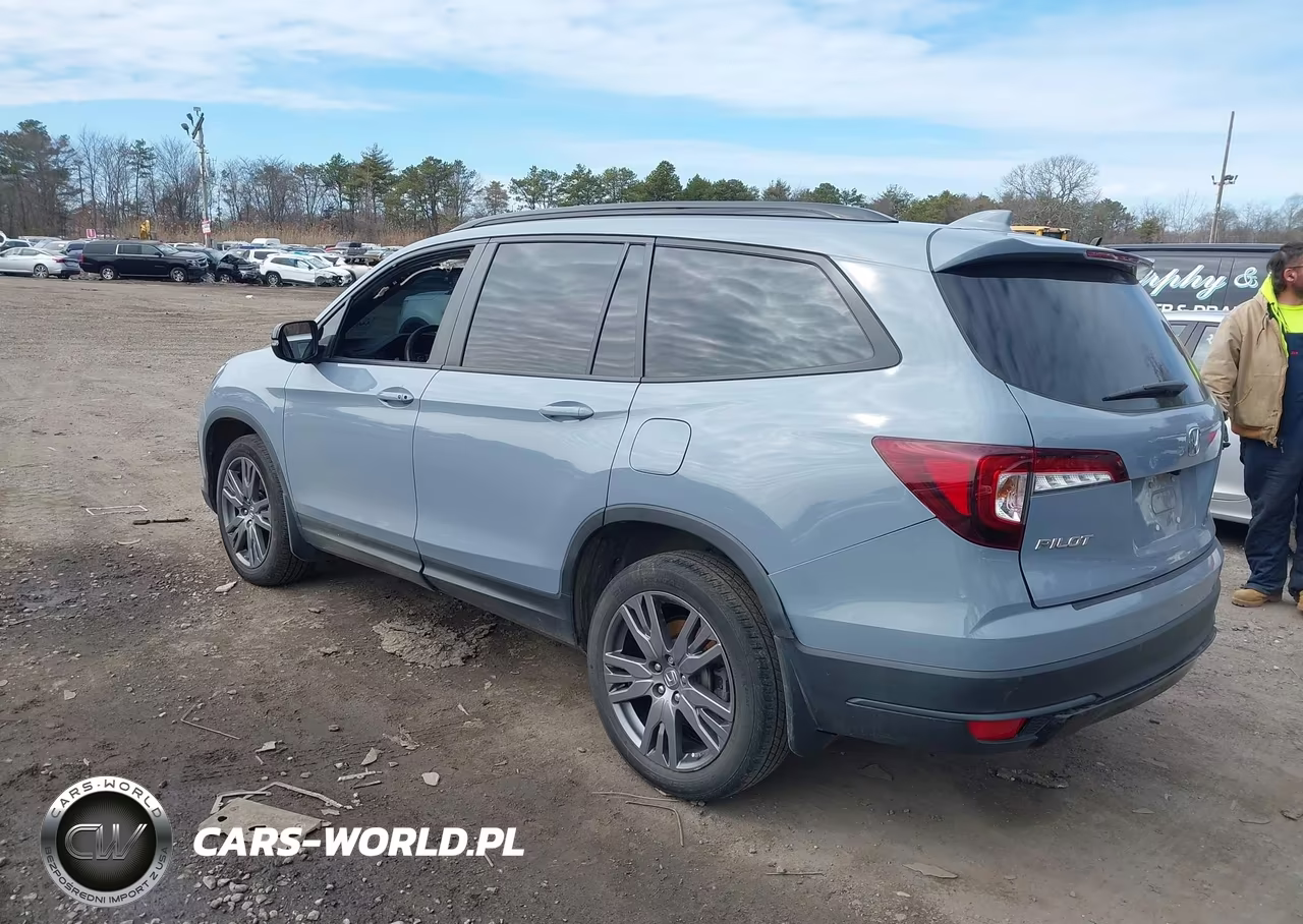 2022 Honda Pilot Awd Sport VIN:5FNYF6H3XNB090348 - 3