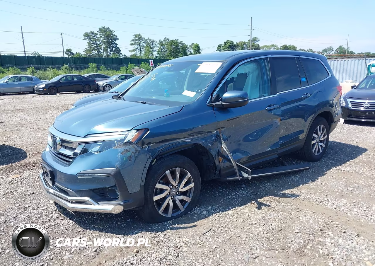 2021 Honda Pilot Awd Ex-L VIN:5FNYF6H55MB089480 - 2