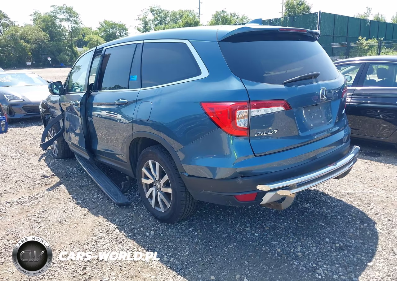 2021 Honda Pilot Awd Ex-L VIN:5FNYF6H55MB089480 - 3