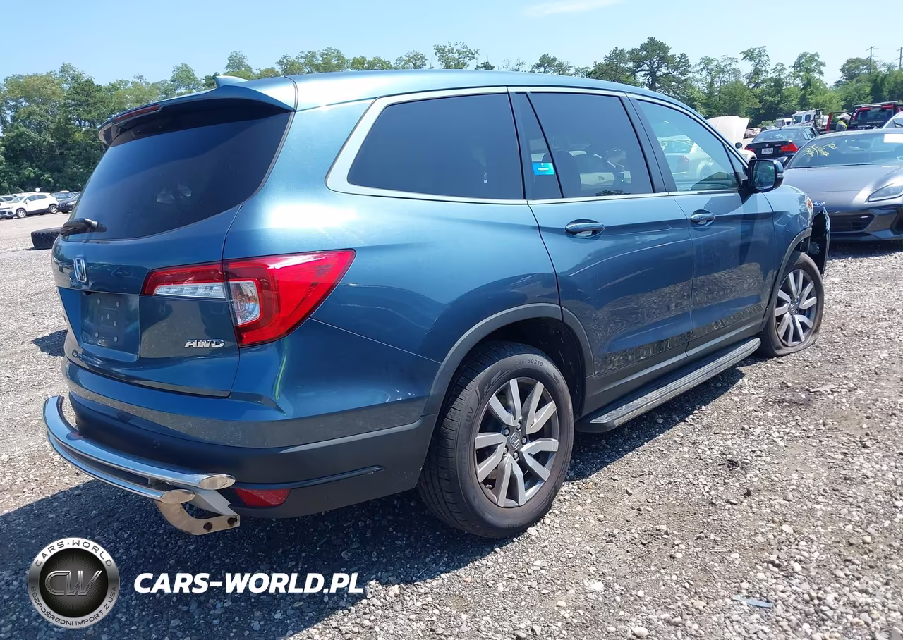 2021 Honda Pilot Awd Ex-L VIN:5FNYF6H55MB089480 - 4