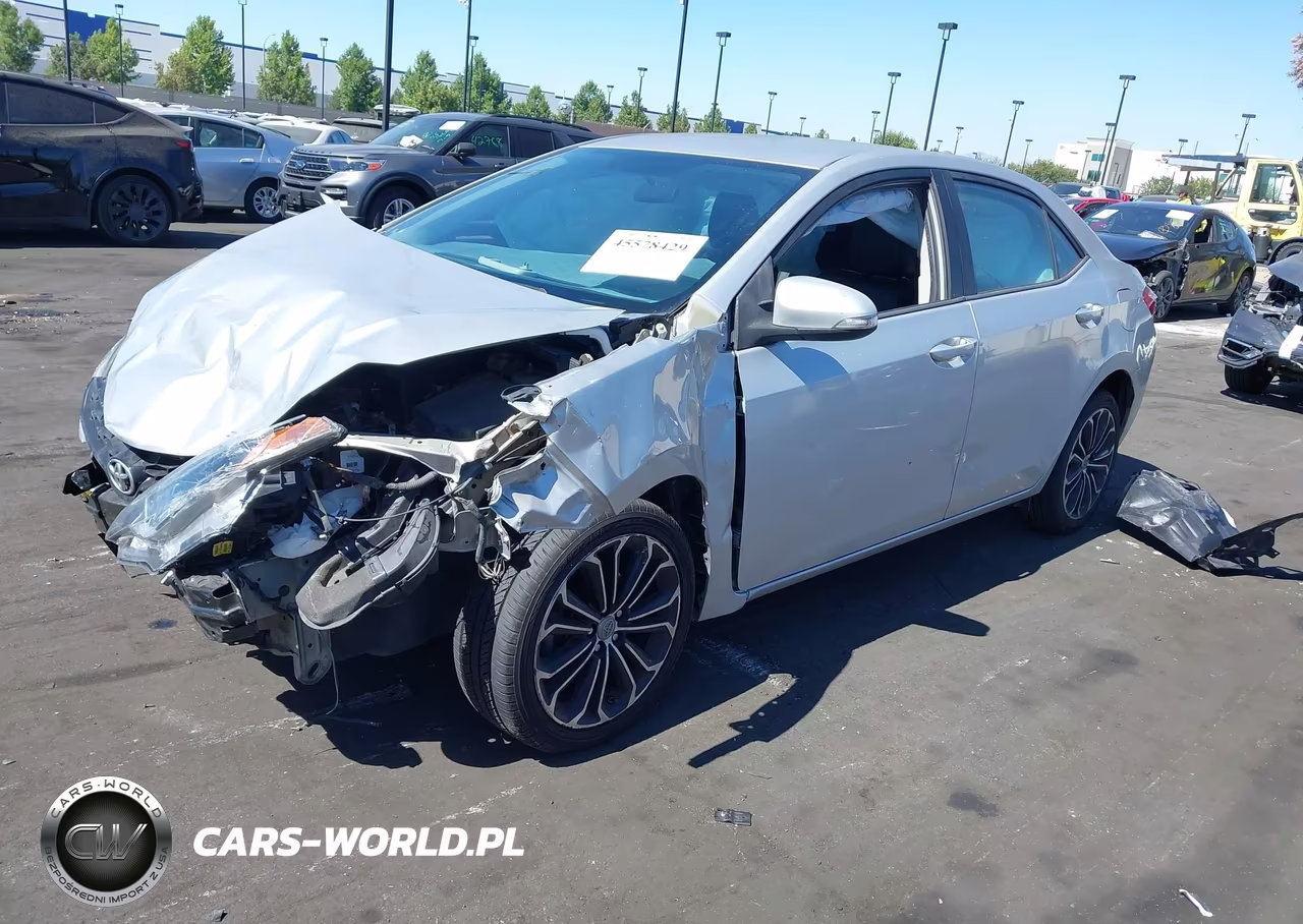 2014 Toyota Corolla S Plus VIN:5YFBURHE8EP061823 - 2