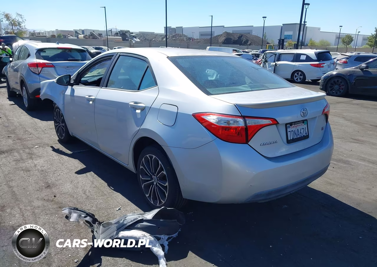 2014 Toyota Corolla S Plus VIN:5YFBURHE8EP061823 - 3