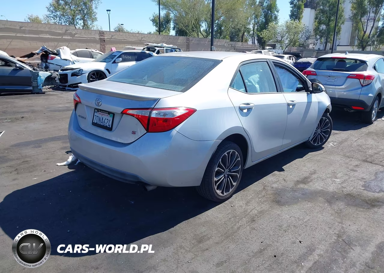 2014 Toyota Corolla S Plus VIN:5YFBURHE8EP061823 - 4