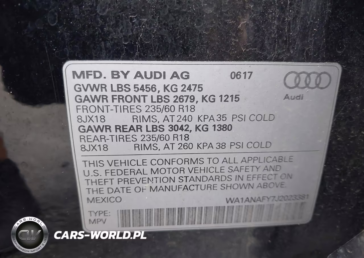 2018 Audi Q5 2.0T Premium-2.0T Tech Premium VIN:WA1ANAFY7J2023381 - 9