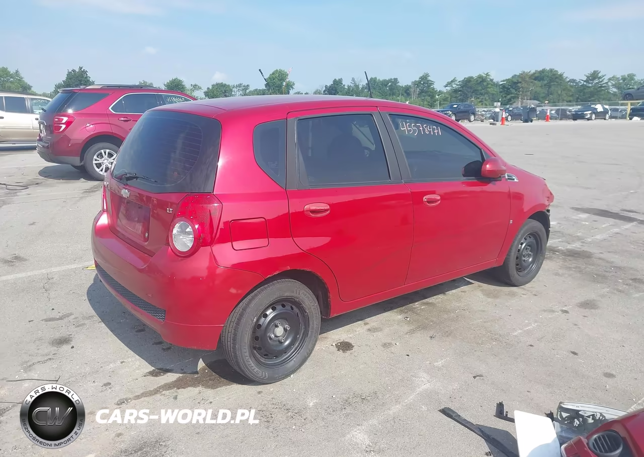 2009 Chevrolet Aveo Lt VIN:KL1TD66E09B631363 - 4