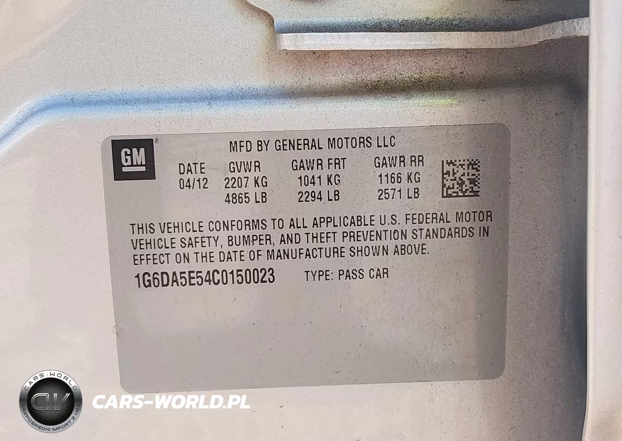 2012 Cadillac Cts Standard VIN:1G6DA5E54C0150023 - 9
