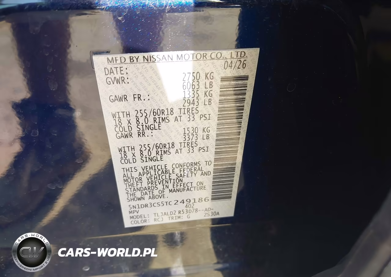 2026 Nissan Pathfinder Sl VIN:5N1DR3CS5TC249186 - 9
