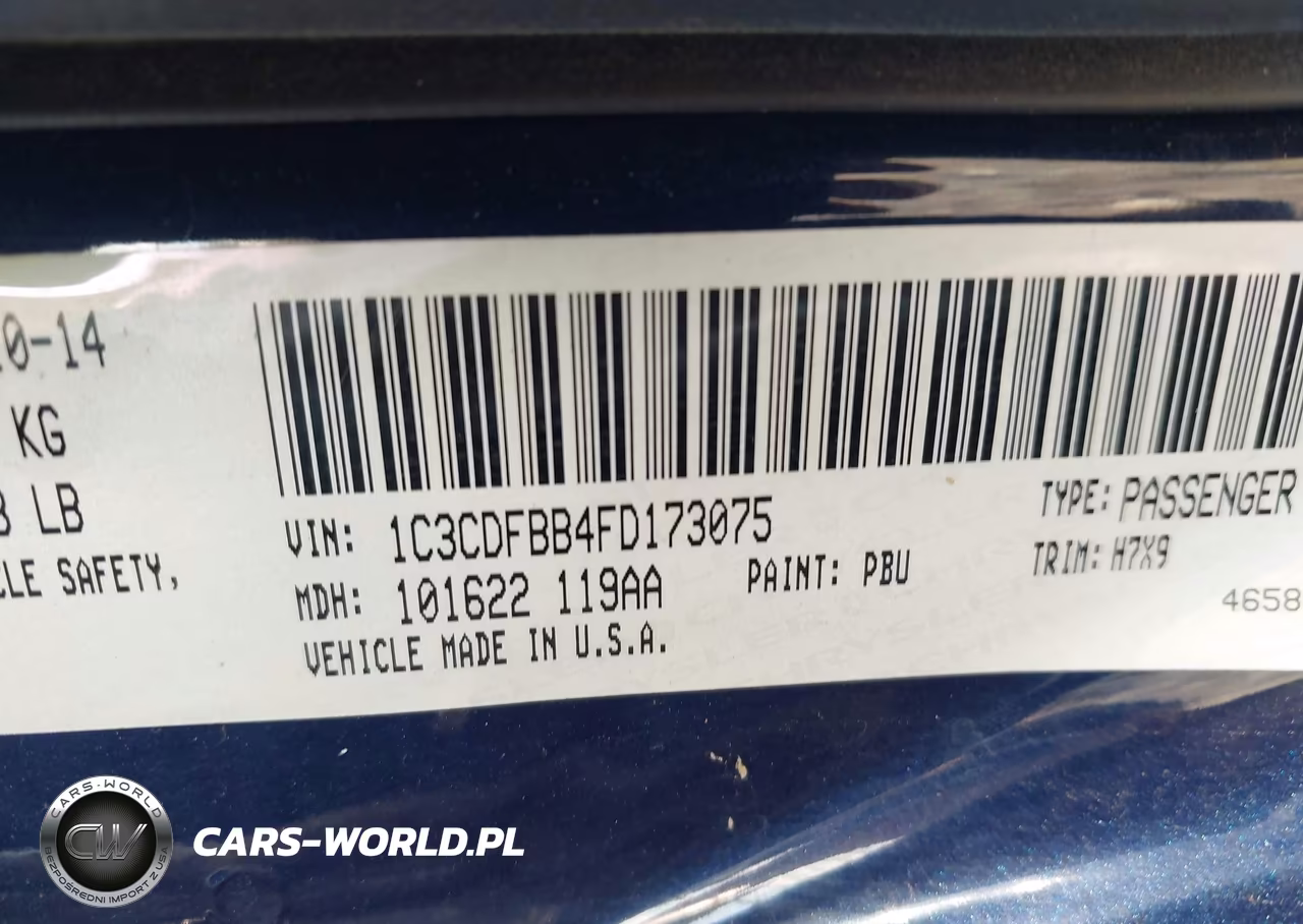 2015 Dodge Dart Sxt VIN:1C3CDFBB4FD173075 - 9