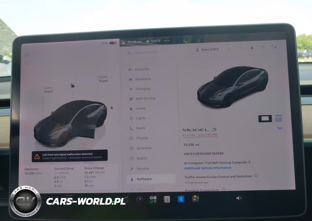 2022 Tesla Model 3 Performance Dual Motor All-Wheel Drive VIN:5YJ3E1EC0NF193895 - 19