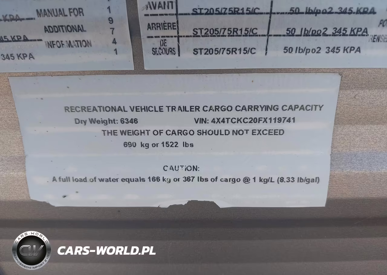 2015 Forester Other VIN:4X4TCKC20FX119741 - 9
