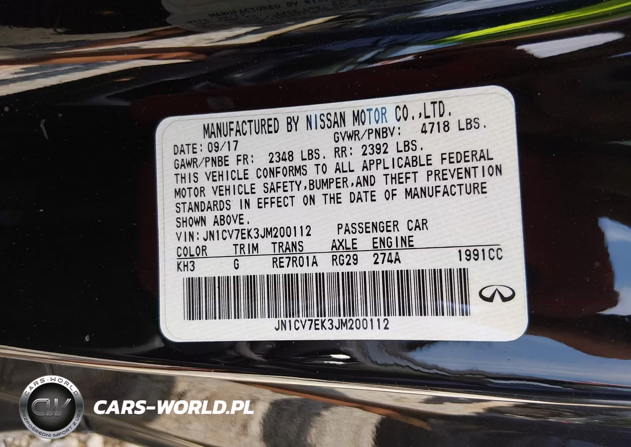 2018 Infiniti Q60 2.0T Pure VIN:JN1CV7EK3JM200112 - 9