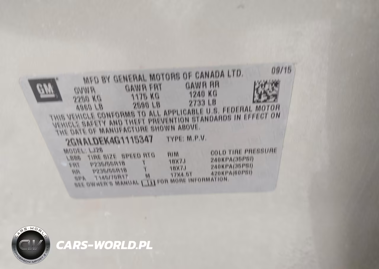 2016 Chevrolet Equinox Ltz VIN:2GNALDEK4G1115347 - 9