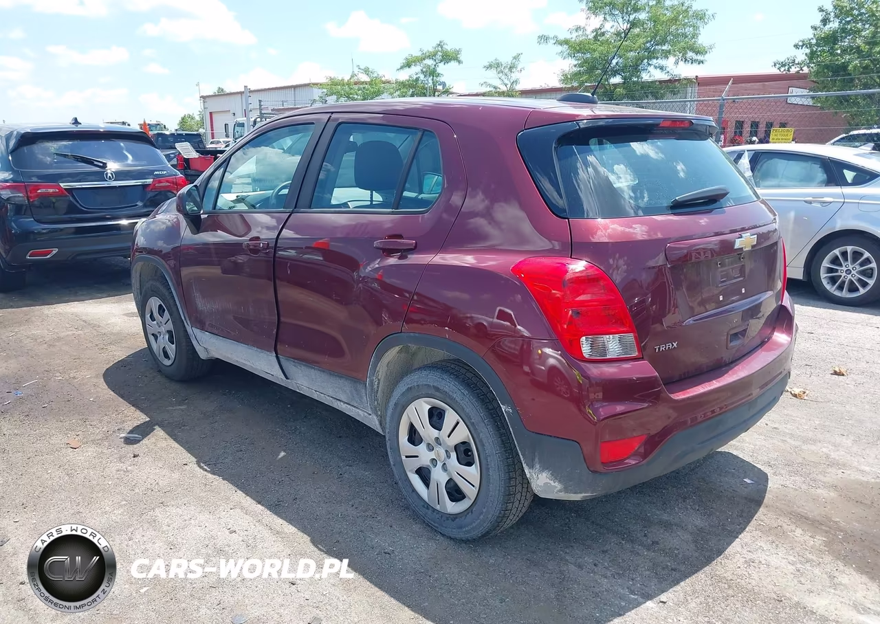 2017 Chevrolet Trax Ls VIN:3GNCJKSB7HL148477 - 3