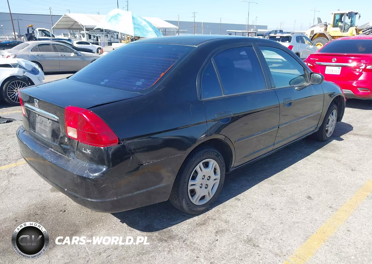 2001 Honda Civic Lx VIN:2HGES16591H612785 - 4