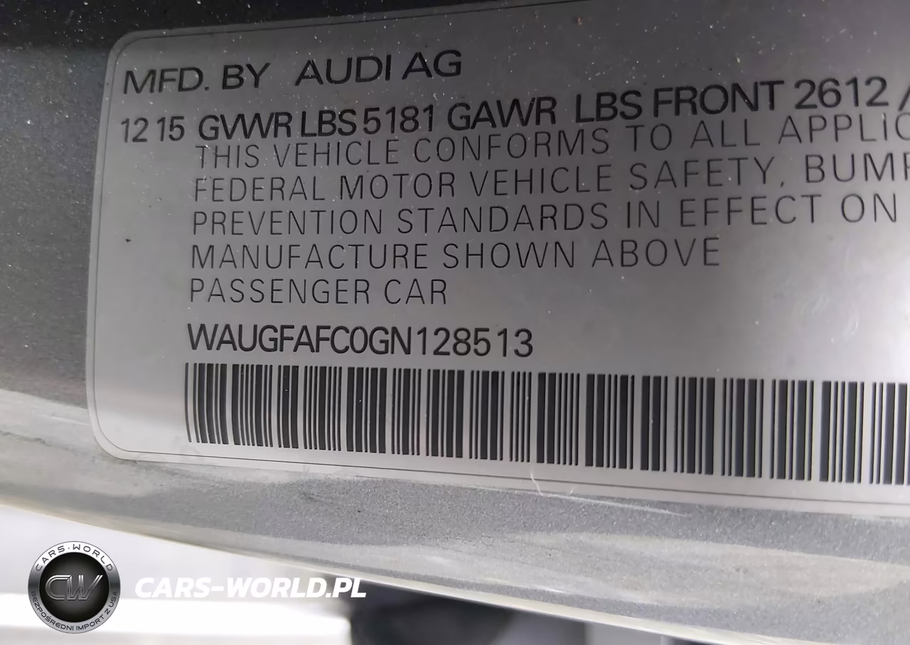 2016 Audi A6 2.0T Premium Plus VIN:WAUGFAFC0GN128513 - 9