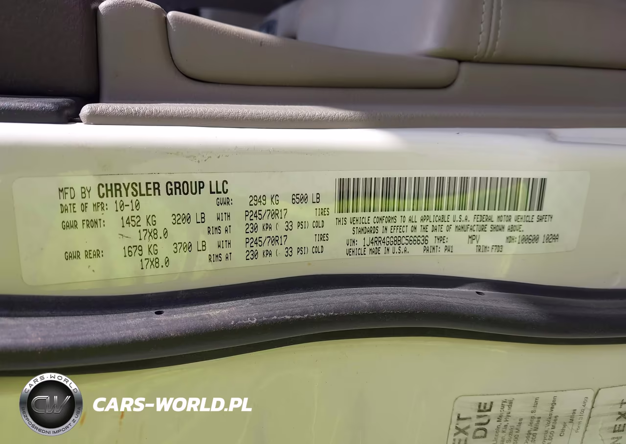 2011 Jeep Grand Cherokee Laredo VIN:1J4RR4GG8BC566636 - 9