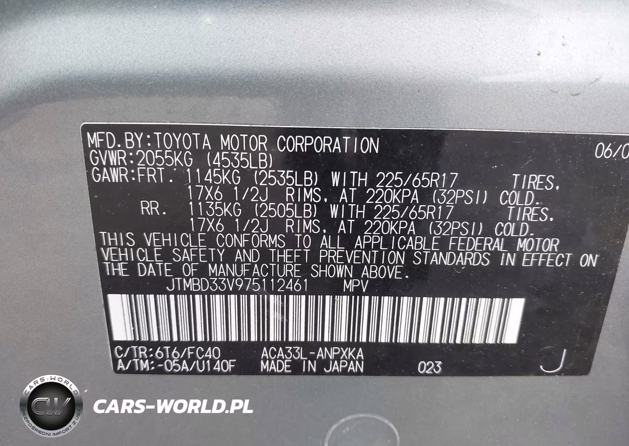 2007 Toyota Rav4 VIN:JTMBD33V975112461 - 9