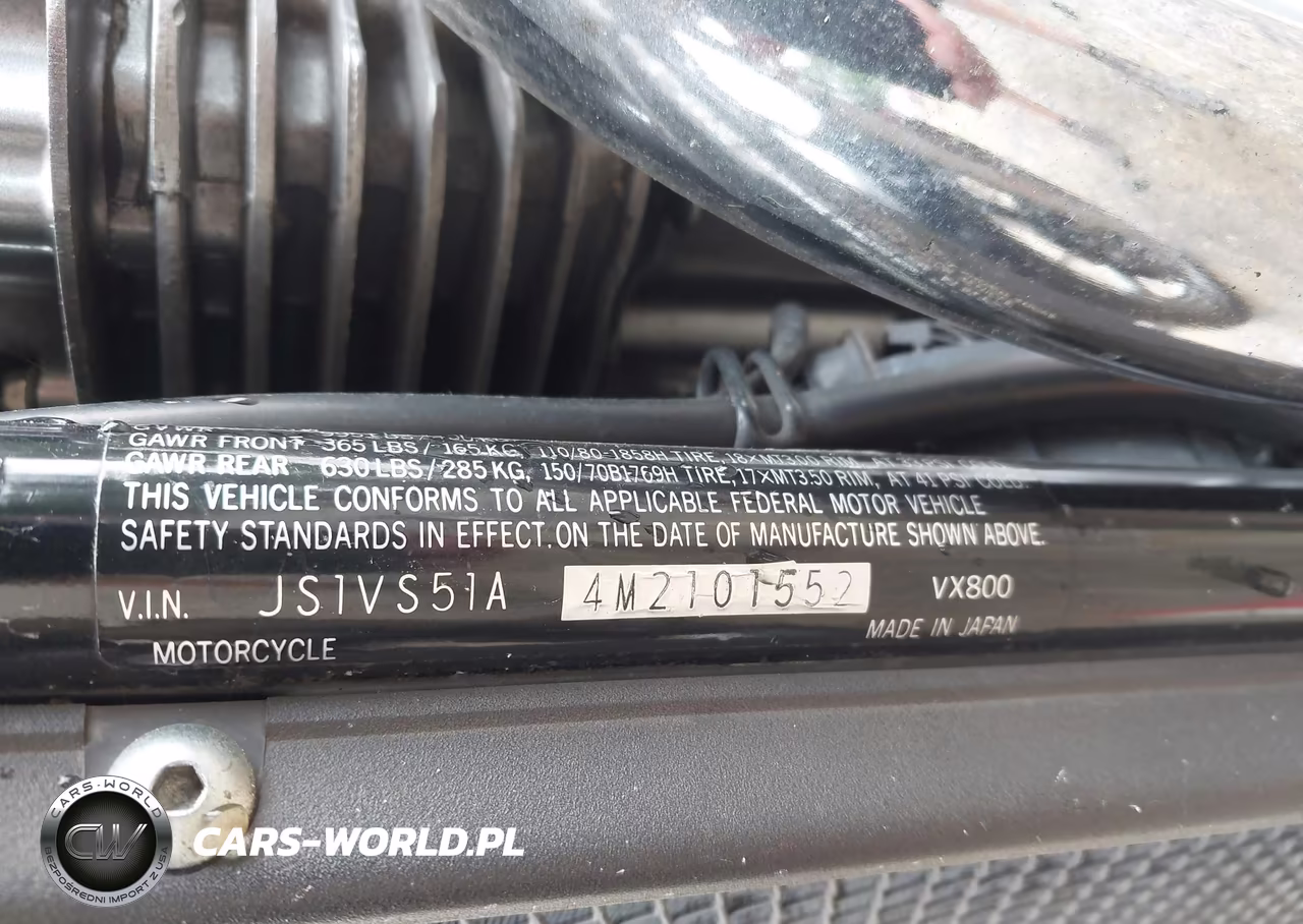 1991 Suzuki Vx800 VIN:JS1VS51A4M2101552 - 10