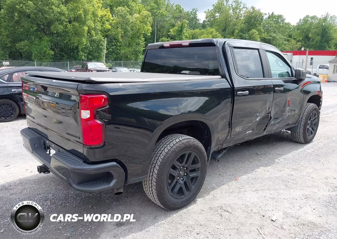 2021 Chevrolet Silverado 1500 4Wd Short Bed Custom VIN:3GCPYBEK3MG408099 - 4