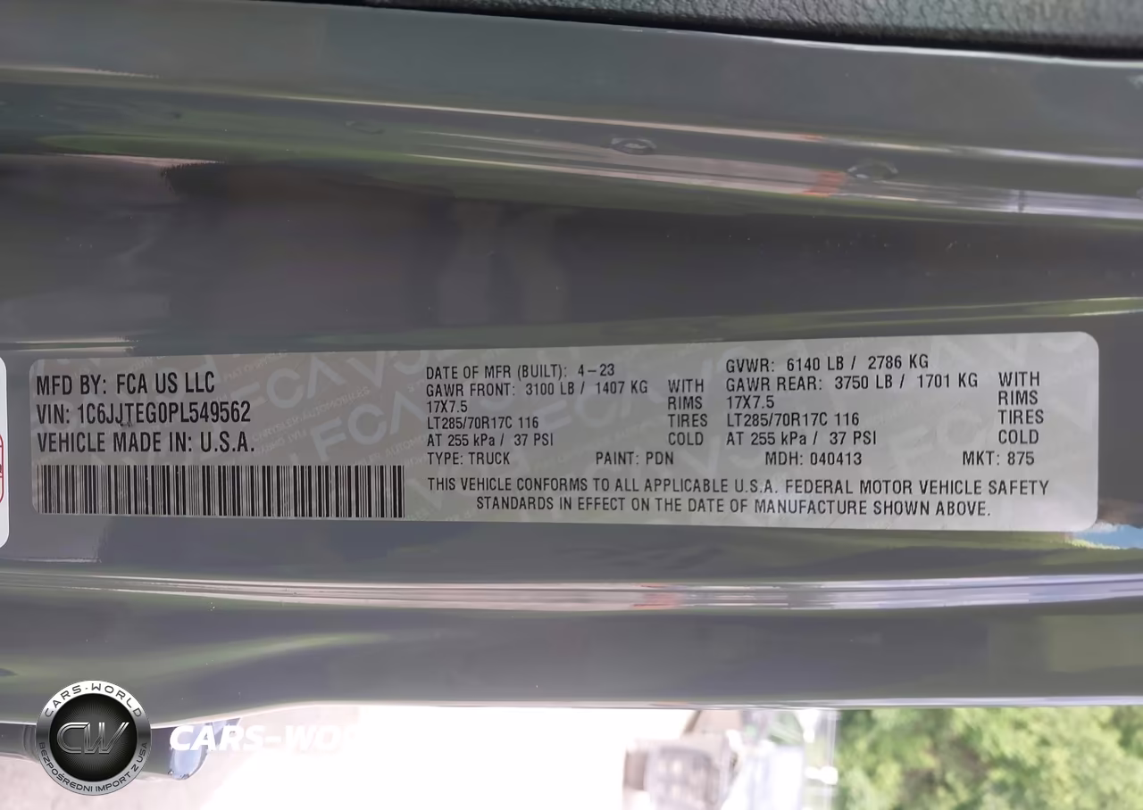 2023 Jeep Gladiator Mojave 4X4 VIN:1C6JJTEG0PL549562 - 9