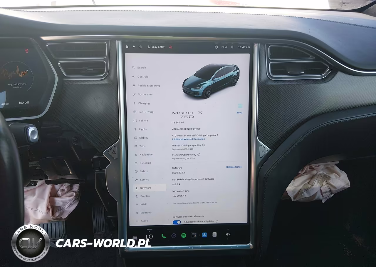 2017 Tesla Model X VIN:5YJXCDE22HF041976 - 19