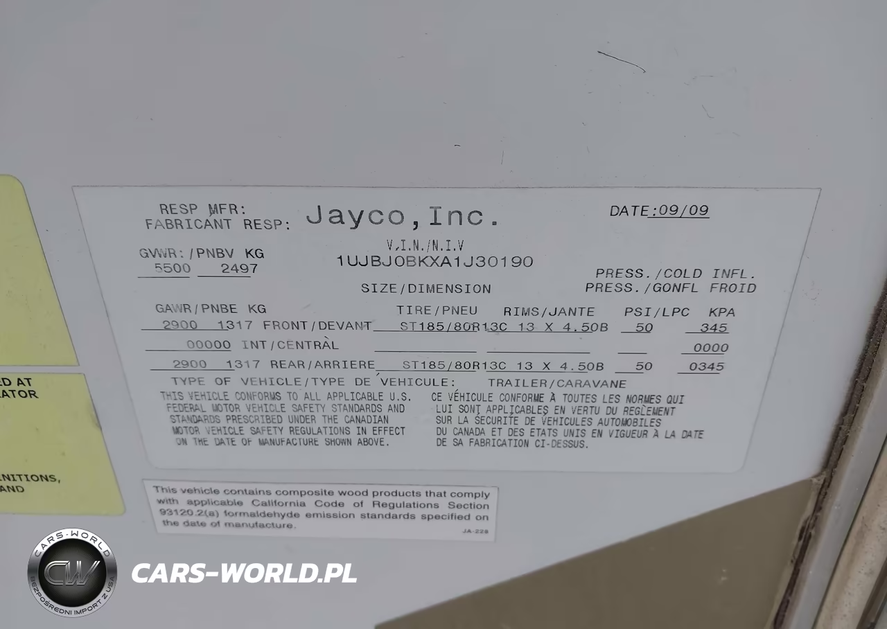 2010 Jayco Feather 213 VIN:1UJBJ0BKXA1J30190 - 9