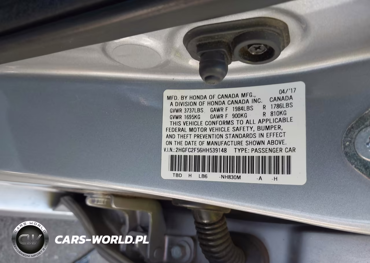 2017 Honda Civic Lx VIN:2HGFC2F56HH539148 - 9