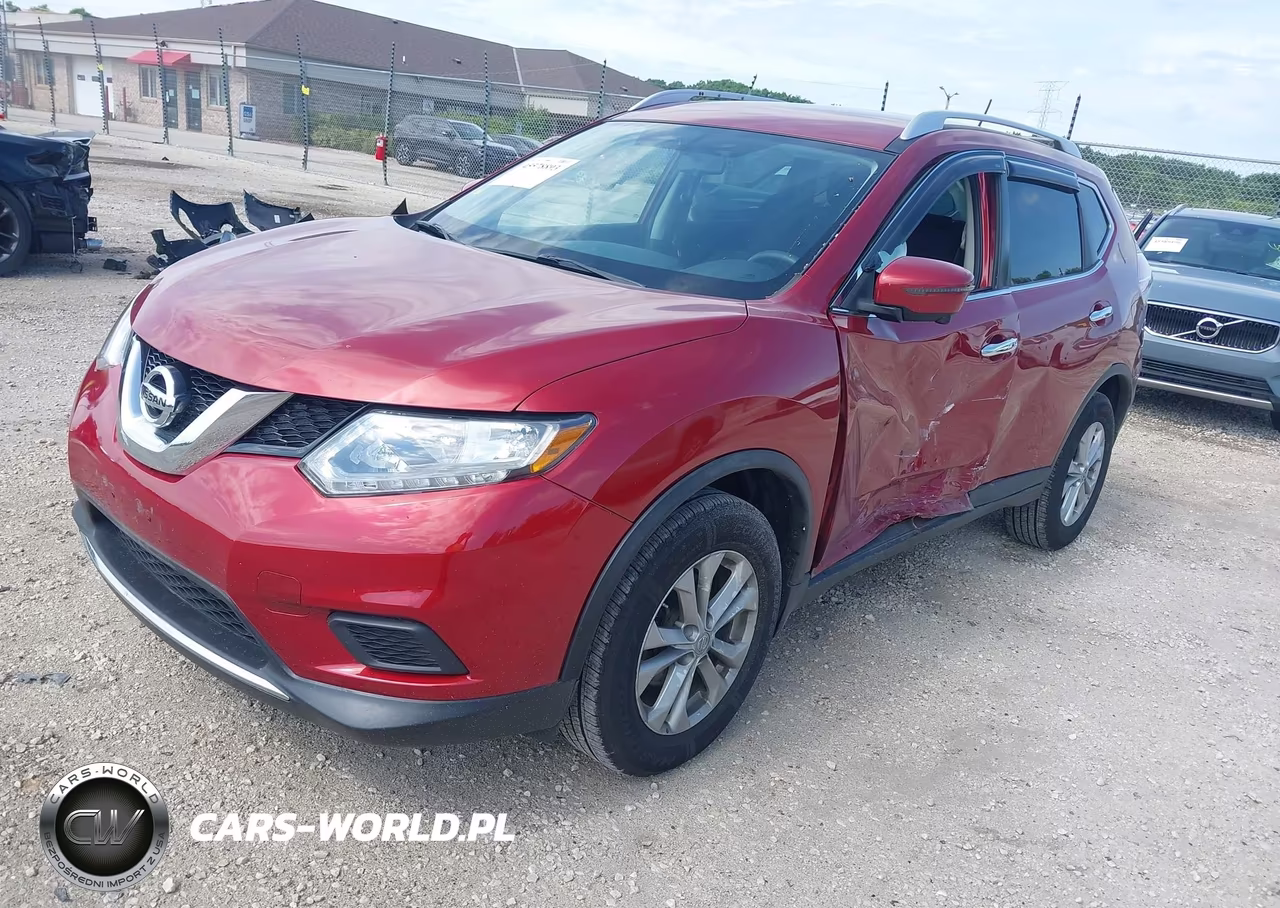 2016 Nissan Rogue Sv VIN:KNMAT2MV9GP621817 - 2