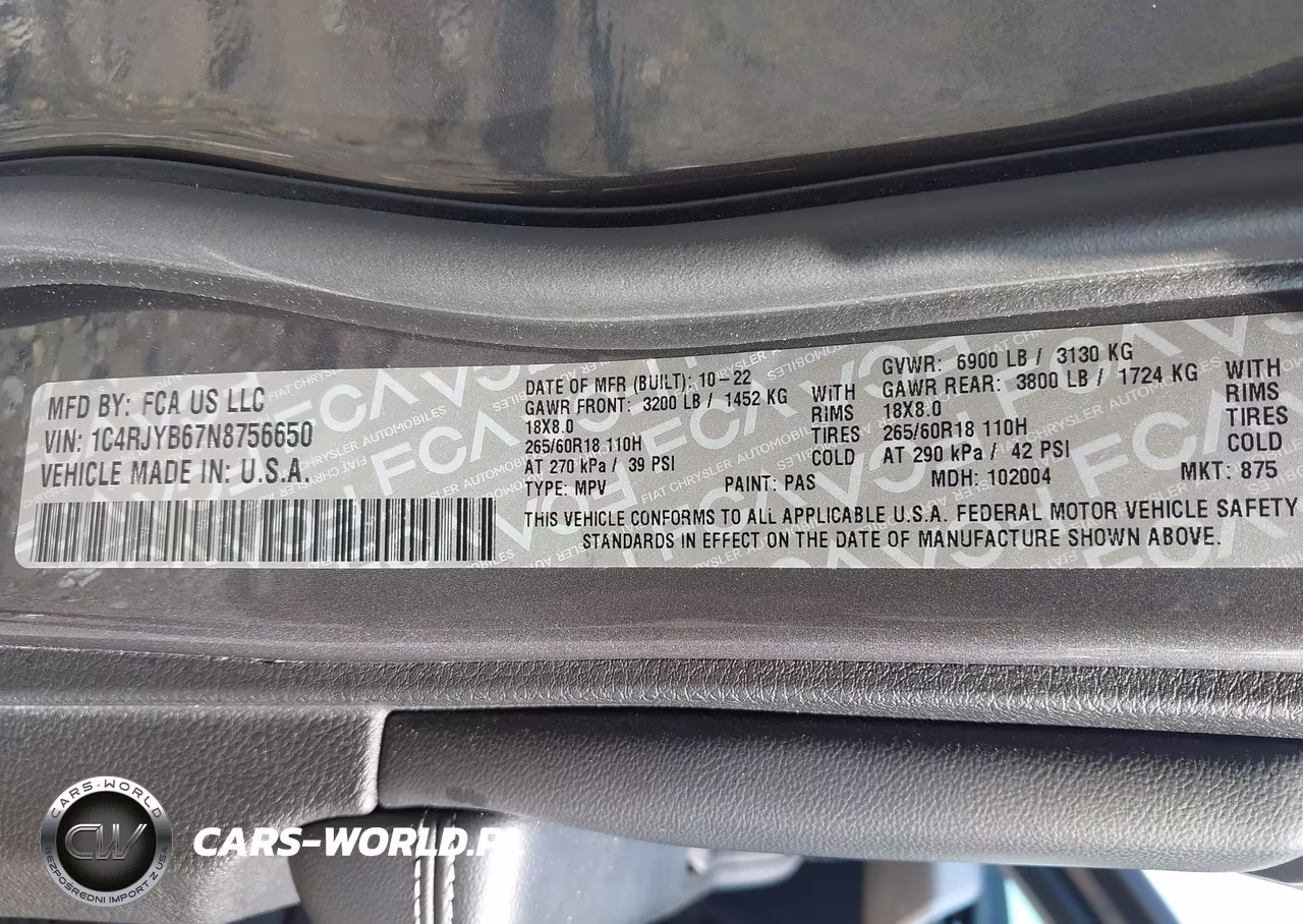 2022 Jeep Grand Cherokee 4Xe Limited 4X4 VIN:1C4RJYB67N8756650 - 9