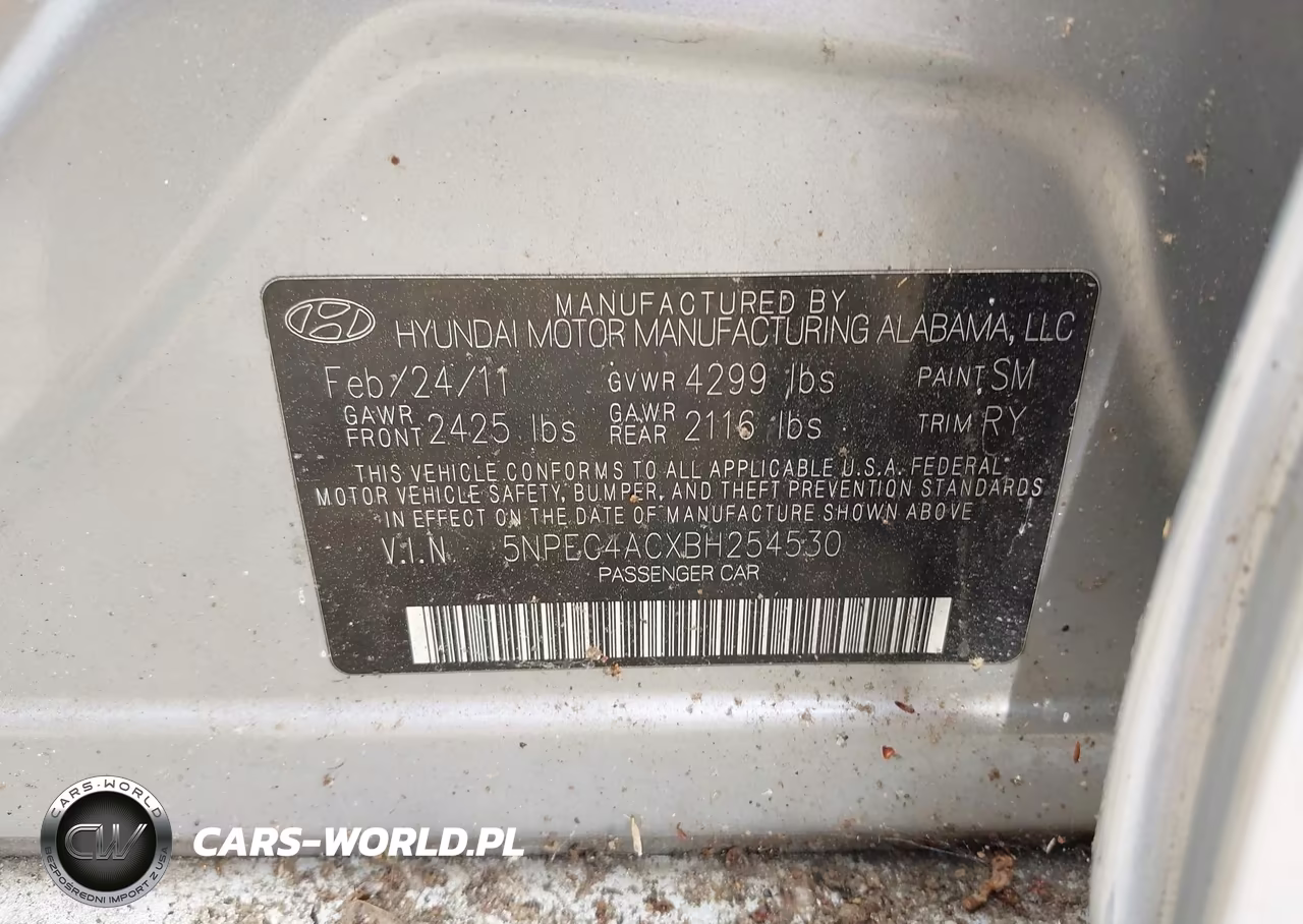 2011 Hyundai Sonata Limited VIN:5NPEC4ACXBH254530 - 9