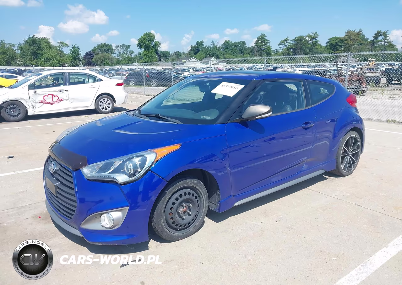 2013 Hyundai Veloster Turbo W-Black VIN:KMHTC6AE1DU111202 - 2