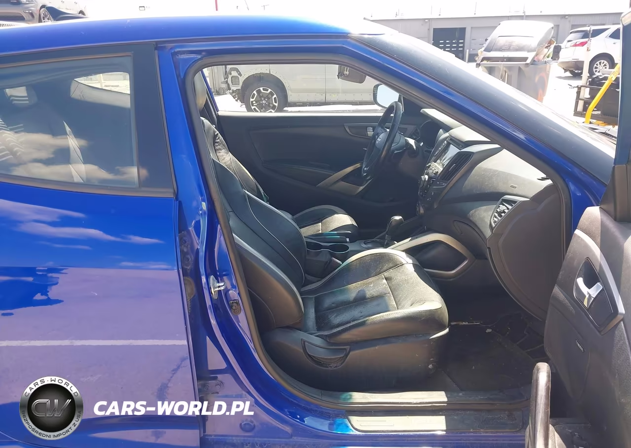 2013 Hyundai Veloster Turbo W-Black VIN:KMHTC6AE1DU111202 - 5