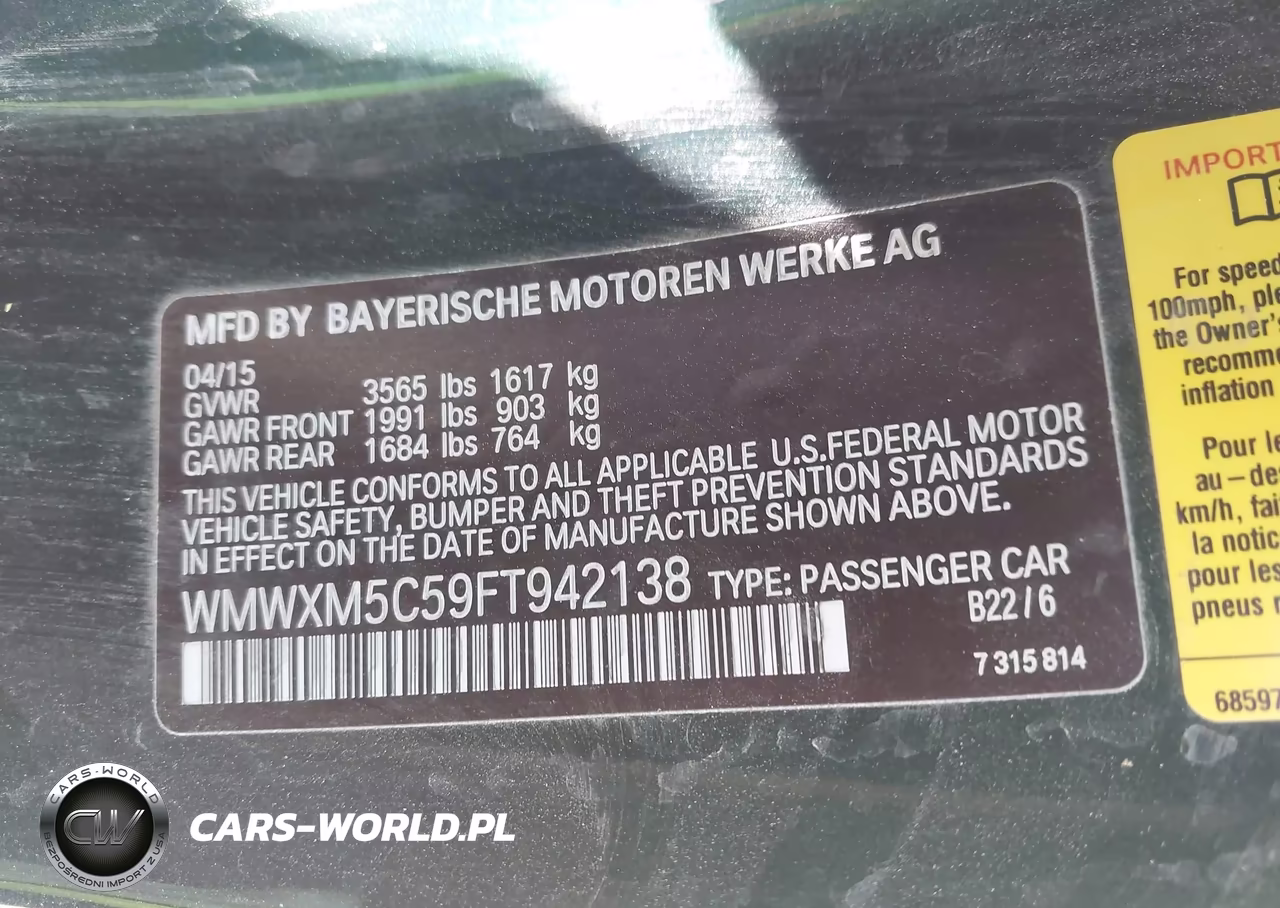 2015 Mini Hardtop Cooper VIN:WMWXM5C59FT942138 - 9