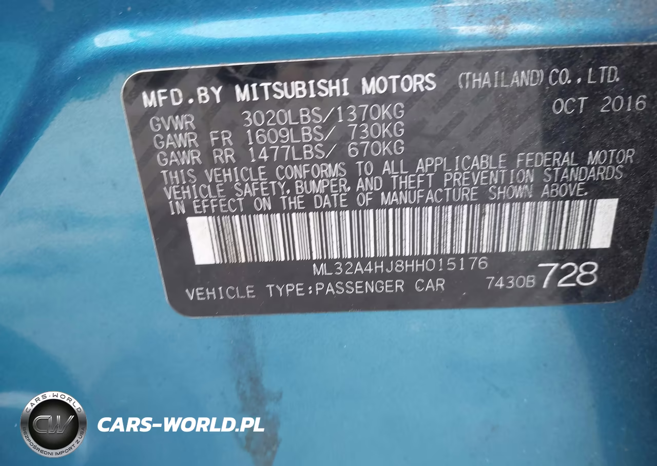 2017 Mitsubishi Mirage Se VIN:ML32A4HJ8HH015176 - 9
