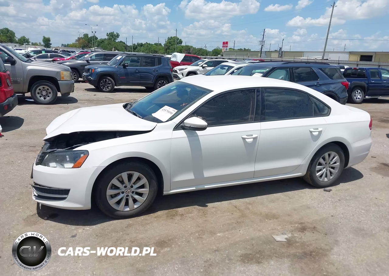 2012 Volkswagen Passat 2.5L S VIN:1VWAH7A36CC096764 - 14