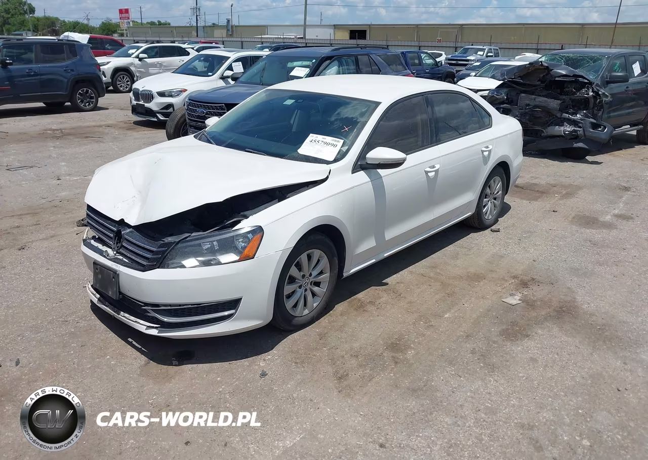 2012 Volkswagen Passat 2.5L S VIN:1VWAH7A36CC096764 - 2