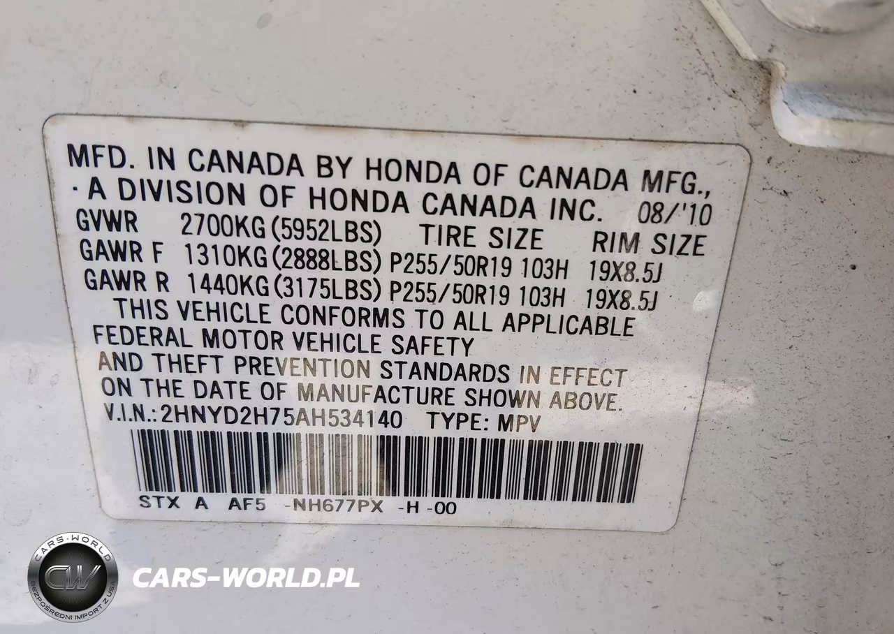 2010 Acura Mdx Advance Package VIN:2HNYD2H75AH534140 - 9