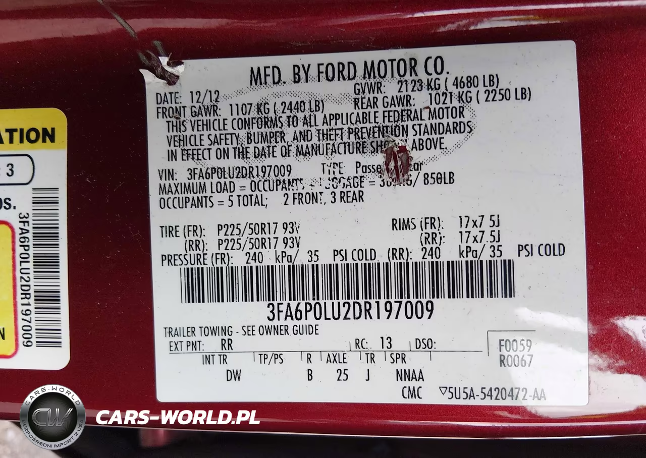 2013 Ford Fusion Hybrid Se VIN:3FA6P0LU2DR197009 - 9