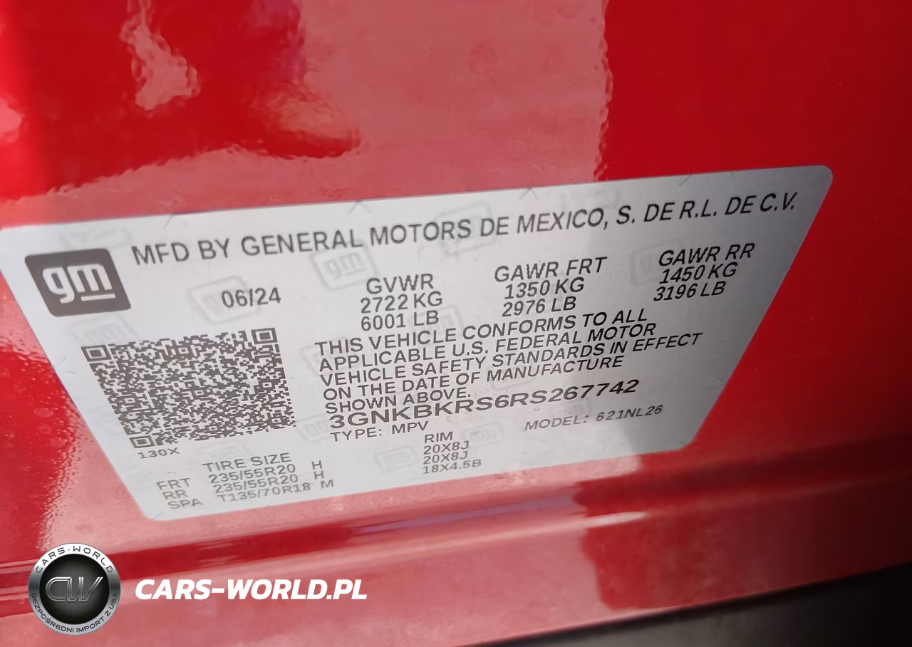 2024 Chevrolet Blazer Awd Rs VIN:3GNKBKRS6RS267742 - 9