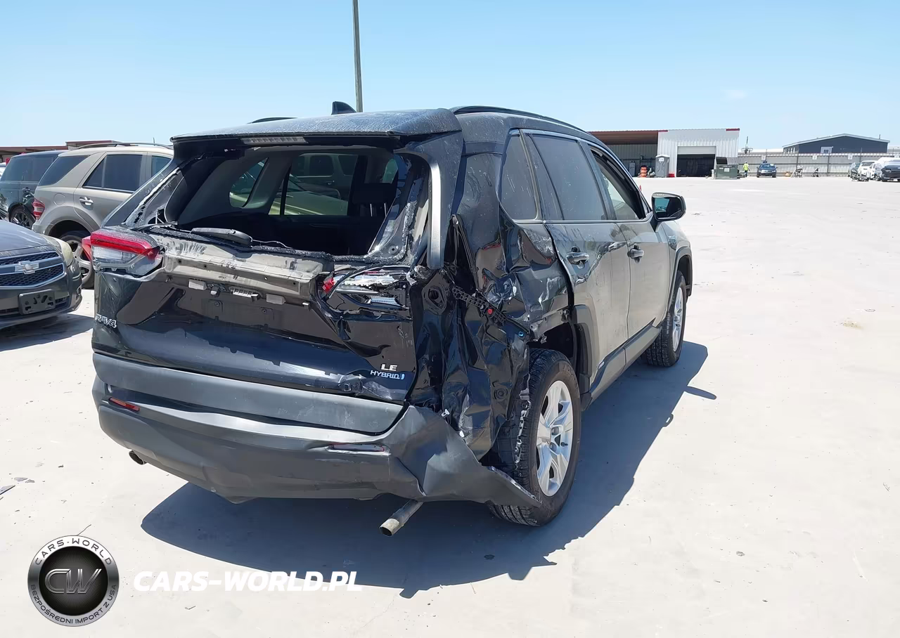 2021 Toyota Rav4 Hybrid Le VIN:4T3LWRFV2MU034476 - 4